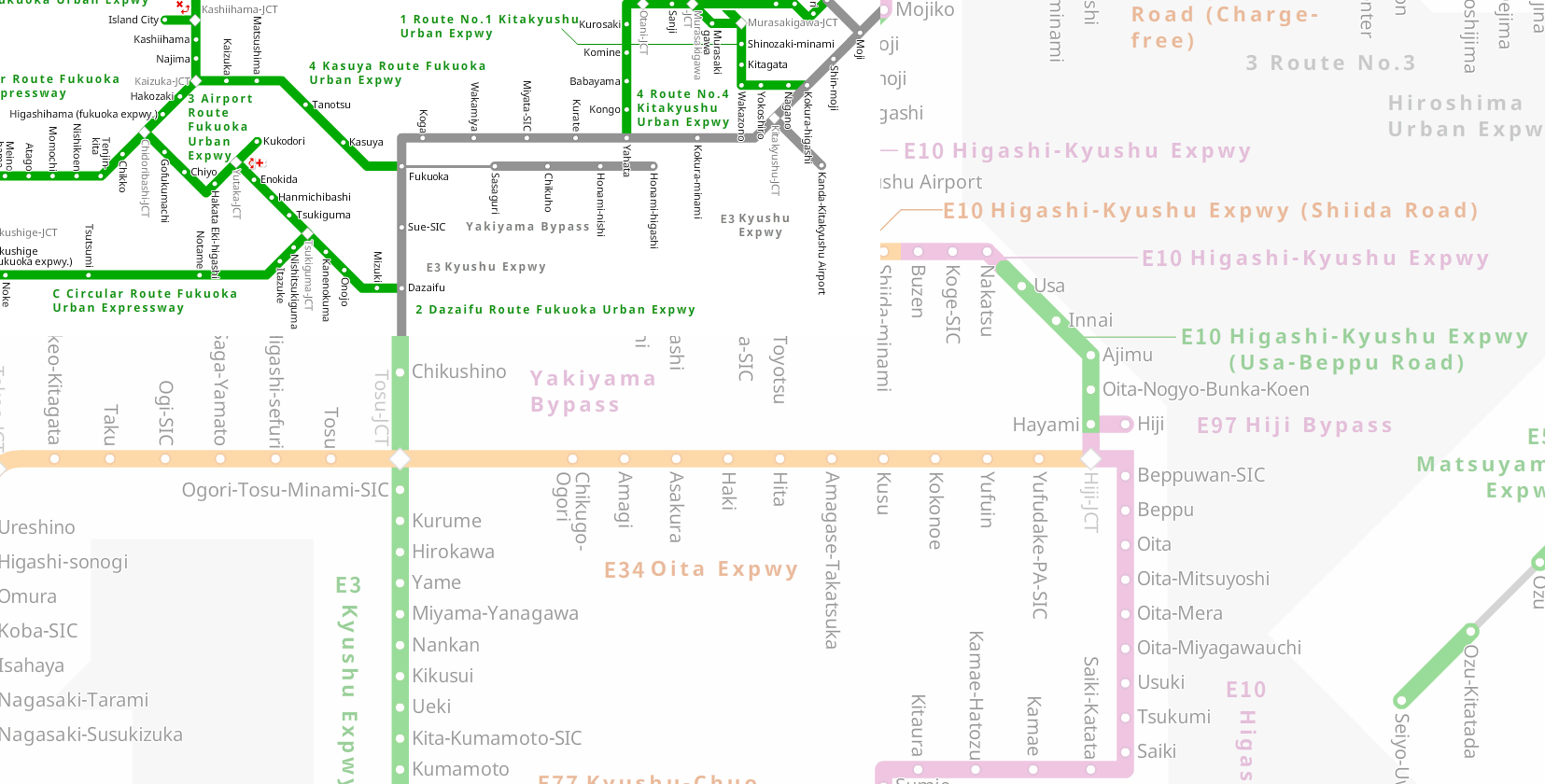 Choose an IC from the Route Map | Toll/Route Search | NEXCO