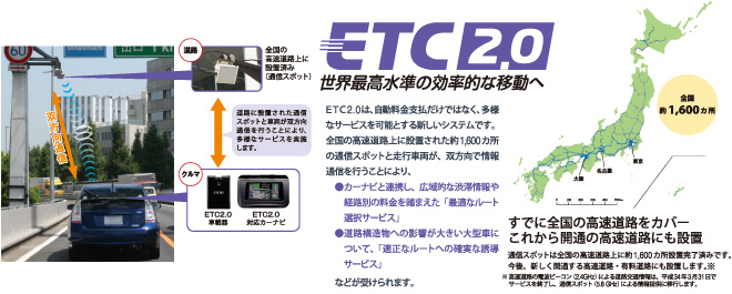 ETC2.0世界最高水準な移動へ